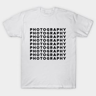 Photography Text Design T-Shirt